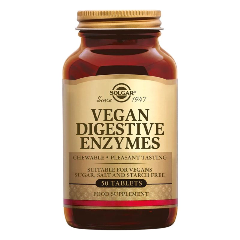 Solgar Vegan Digestive Enzymes 50 Comprimidos Mastigáveis