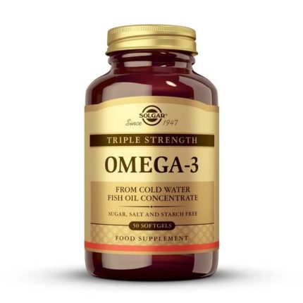 Solgar Omega-3 Triple Strength 50 Softgels