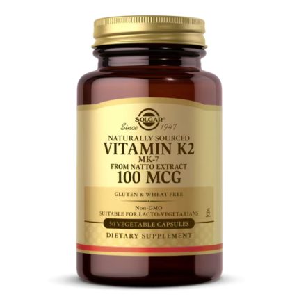 Solgar Vitamin K2 MK-7 100 mcg 50 Cápsulas Vegetais