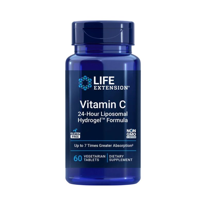 Life Extension Vitamin C 24-Hour Liposomal Hydrogel 60 comprimidos