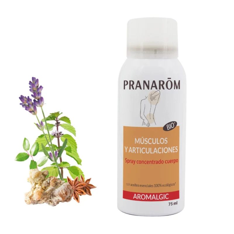 Pranarôm Aromalgic Spray Articulações e Músculos Efeito Frio BIO 75 ml
